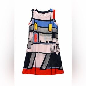 This wearable art shift dress makes a statement. A conversation starter for sure